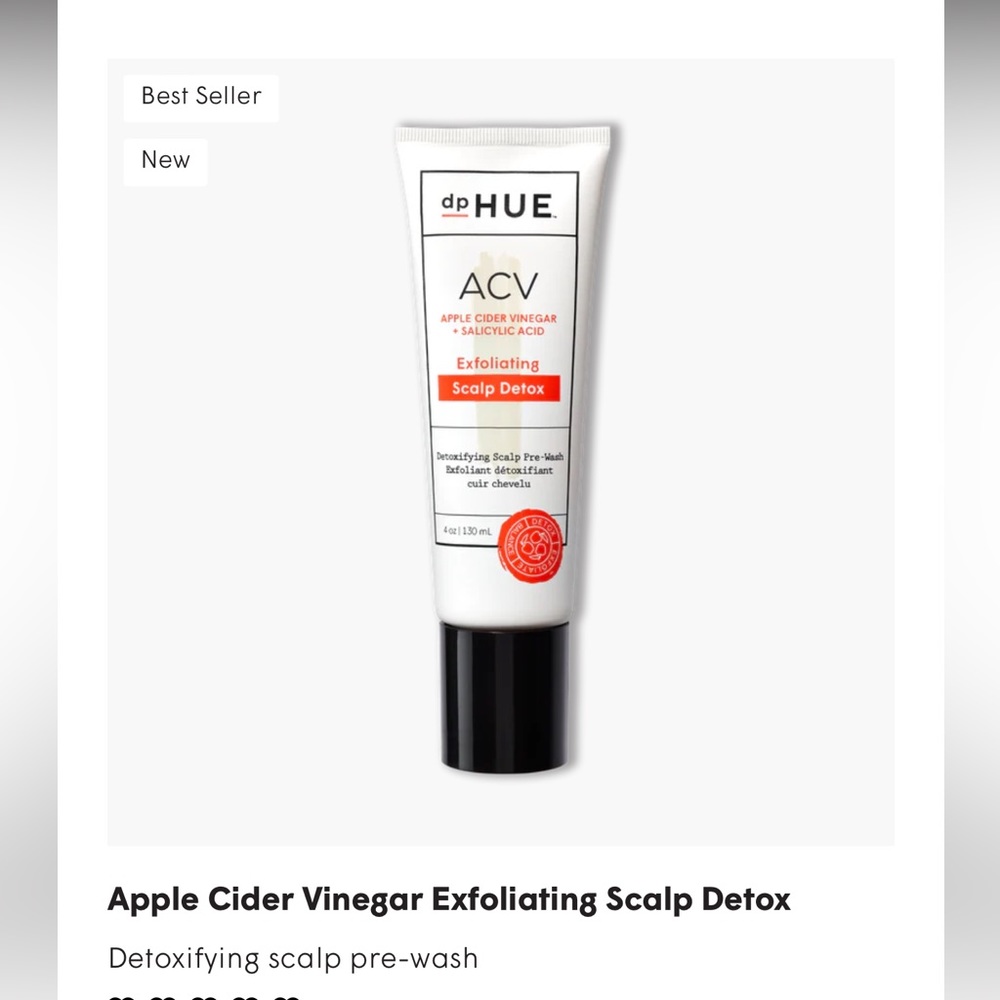 dpHUE Apple Cider Vinegar Exfoliating Scalp Detox
